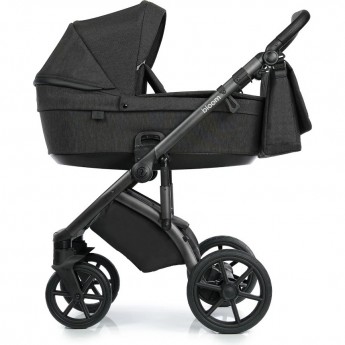Детская коляска ROAN Bloom 2 в 1 Black Stripes (рама складывается вместе с прогулочным блоком) 2023